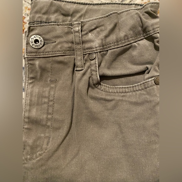 [Matix] Skinny Dark Khaki Jeans - Boys Sz 12 - Adjustable Waistband! - Picture 7 of 7